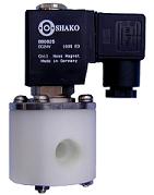 PTFE solenoid valve for acid application from UK stock call 01454 334 990